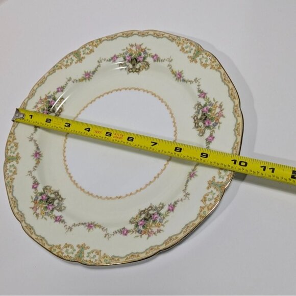 Noritake China Dinner Plate Gold Trim Floral Design Vintage Elegant Tableware - Picture 4 of 7